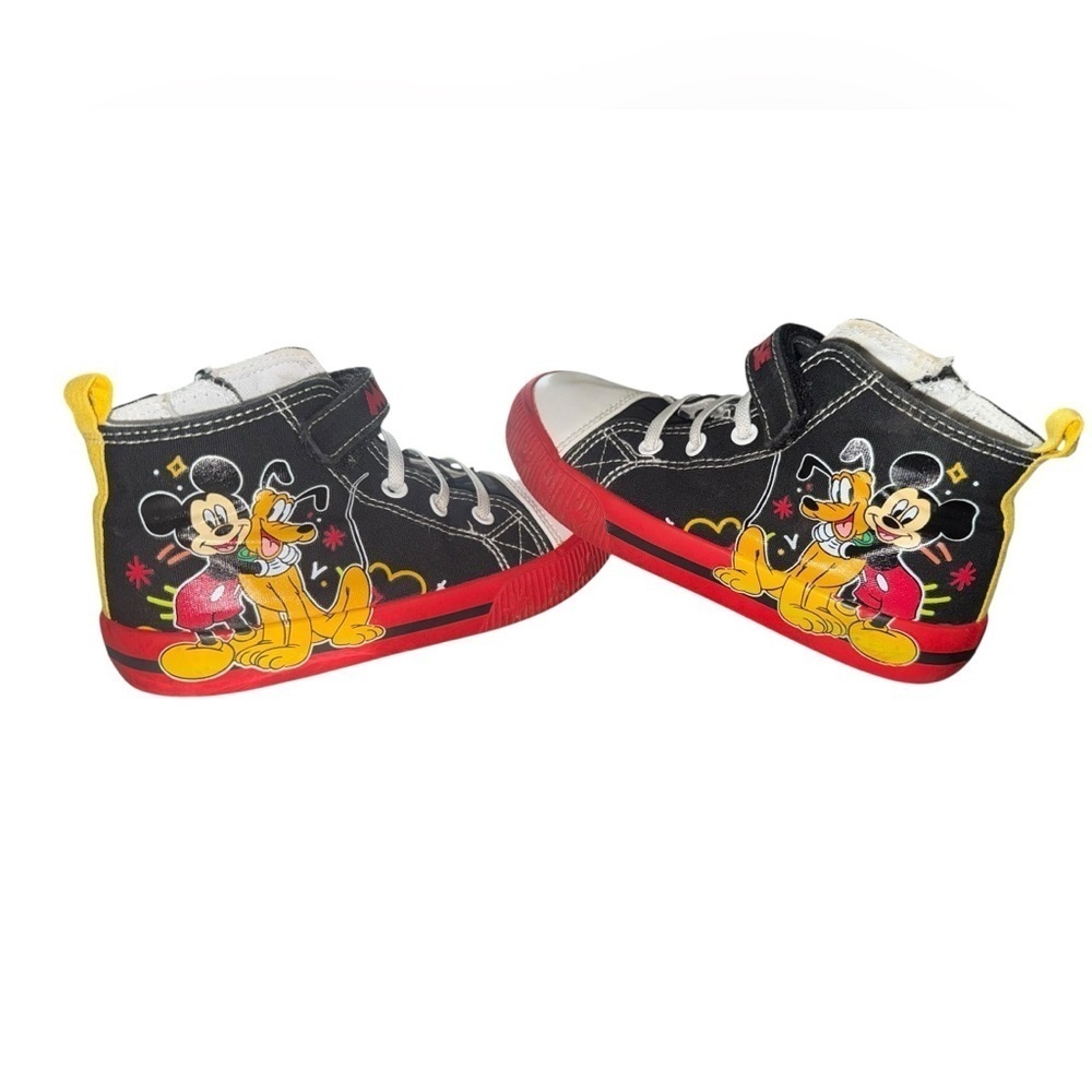 Mickey Mouse Toddler Hi Top Sneakers Size 11 - Picture 4 of 8